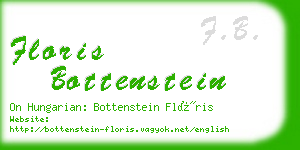 floris bottenstein business card